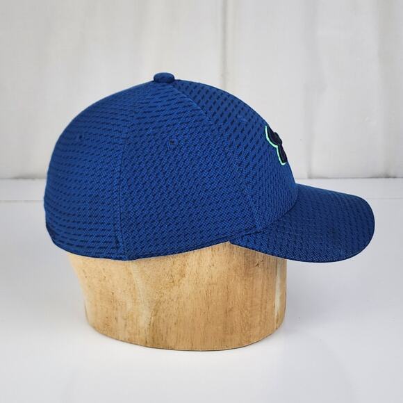 UNDER ARMOUR Outdoor Embroidered Logo Blue & Green Mesh Hat Youth Size S/M - Picture 2 of 11